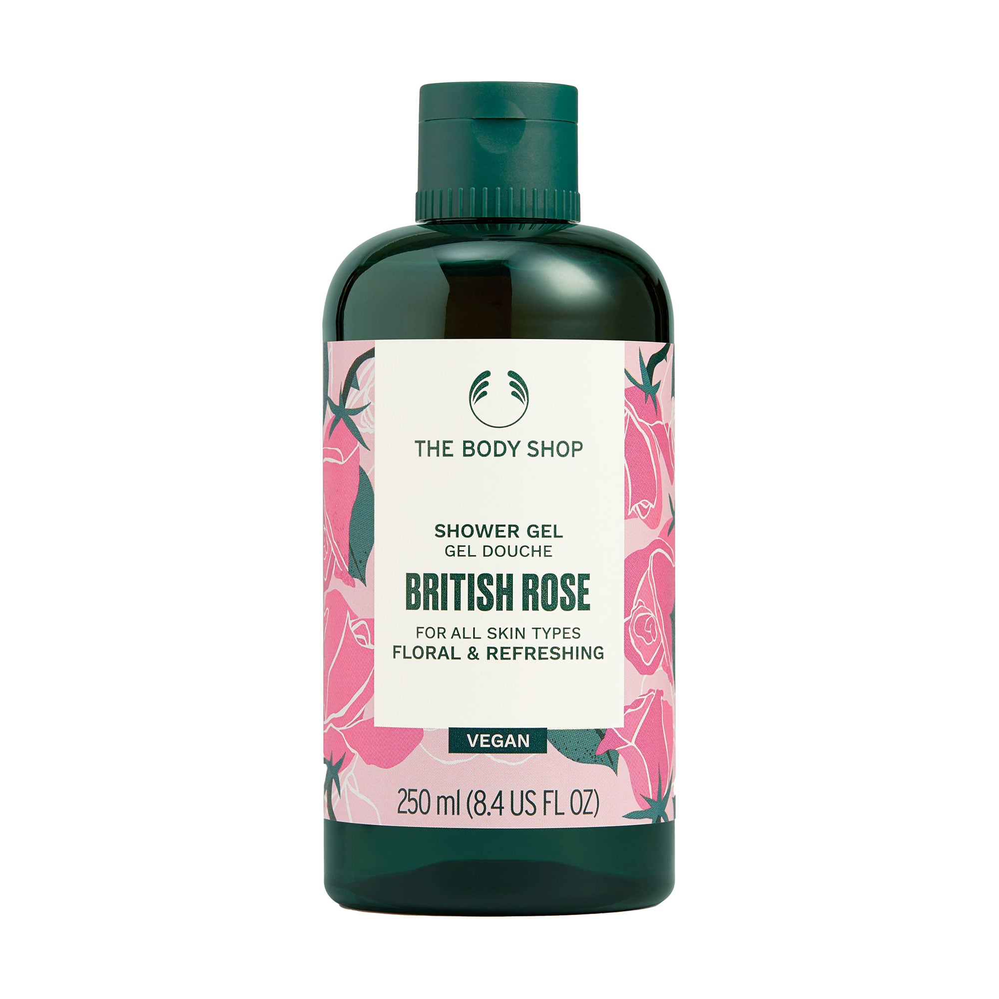 Гель для душу The Body Shop British Rose Shower Gel Британська троянда, 250 мл