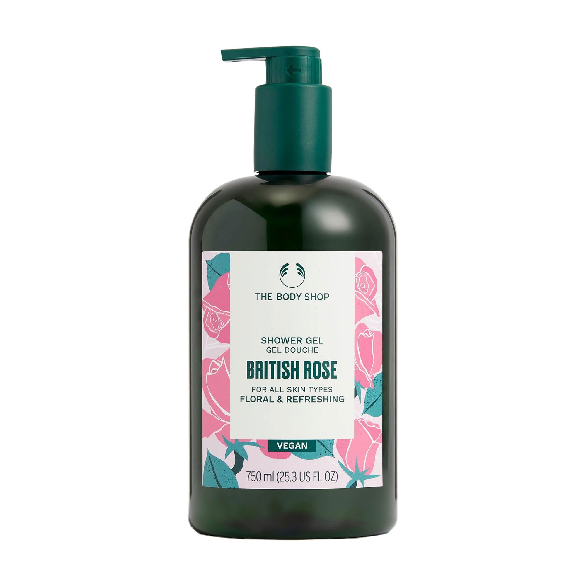 Гель для душу The Body Shop British Rose Shower Gel Британська троянда, 750 мл